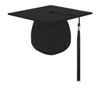 HXLJHALG 2025 Bachelor Graduation Cap with Tassel, Adjustable 2025 Academic Graduation Hat Reusable for High School University College Graduations Party Supplies Black
