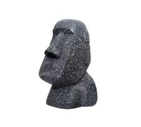 HXLTHINGS Statue Decoration Easter Island Moai Monolith Sculpture Statue Tissue Box Cover Stone Face Holder Home Decor(A)