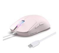 HXMJ Wired USB C Gaming Mice,7200DPI,Corded Mouse with RGB Backlit for Apple MacBook,Tablets,Computer or Laptops with Type C Port-Pink
