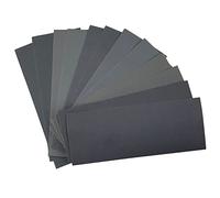 HXMJIED 1200 to 5000 Assorted Grit Sandpaper, 30 Pieces Wet and Dry Assorted Sanding Sheets, 23 x 9 cm Wet and Dry Sandpaper, for Automotive Sanding, Wood Furniture Finishing and Metal Sanding