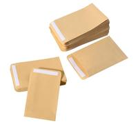HXMJIED 130 Pcs Brown Envelopes - Mini Money & Seed Packets, Adhesive, Kraft Paper, Cash Gift Envelopes