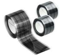 HXMJIED 3Pcs Hose Pipe Repair Tape, 25mmx1.5m Multi-Purpose Repair Sealing Insulation Tape, Black Leak Repair Tape Silicone Tape Waterproof Tape Rubber Tapefor Pipe Hose Leak Sealing Repair