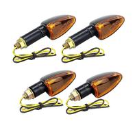 HXMJIED 4 PCS Motorcycle Led Turn Signals Light Indicator, 5W Power Lamp Motorbike Turn Signal Indicators 12V for Amber Yellow Light, Turn Signals Lights for M8 Motorcycle E-Marked