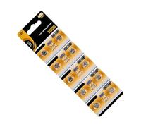 HXNH 10Pieces AG0/AG1/AG2/AG3 1.55V Alkaline Button Batteries Coin Cell Batteries Suitable For LED Flashlights And Pointers