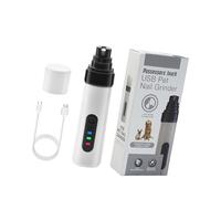 HXNH 2 Speed Dog Nail Grinders, Safe USB Rechargeable Dog Paw Trimmer, Claw Grinder Silent Grooming Products For Large Cats And Puppies