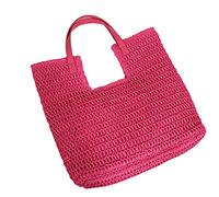 HXNH All-matching Beach-Bag For Women Fashion Shoulder Bag Large Capacity Tote Bag Straw Vacation Seaside Handbag All-matching Tote For Women Large Capacity Shoulder Beach-bag