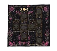 HXNH Altars Cloth Divinations Cards Table Cloth Tapestry Reading Card Tarots Card Tablecloth Altars Easy To Use Divinations Cards Table Wall Decoration