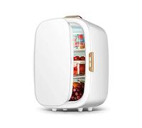hxoity 20L Mini Fridge For Bedrooms Freestanding Table Top Refrigerator Food Heater & Beverage Cooler AC+DC Power Compatibility Electric Reefer For Bedroom, Cosmetics, Medications, Home And Travel