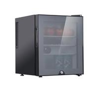 hxoity 30L Desktop Mini Fridge Glass Door Air Cooler For Home Office | 30L Large Capacity, 3-speed Knob Control, Double Tempered Glass Door, 38dB Quiet, Secure Lock, 10-15°C Ideal For Home Office
