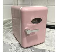 hxoity 4L Portable Mini Fridge AC/DC Cooler Warmer For Bedroom Car | 4L Capacity, 15°C Below Ambient Cooling, 60°C Heating, 40dB Quiet, Unique Window & Handle, AC/DC 12V/220V For Car Home Travel