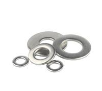 HXOUTGKP 2/5/10/50/100Pcs Flat Washer M2 M2.5 M3/M4 M5 M6 M8 M10 M12 M14 M16 Ss 304 Sealing Washers Plain Washer Gaskets Spacer Shim/Color/M5 * 50Pieces