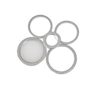 HXOUTGKP 20-100Pcs M6 M8 M10 M12 M14 M16 M18 M20 M22 Aluminum Flat Washers Metal Fittings Fastener Spacer Washer Thickn/50Pcs/M16*22 * 1.5