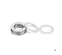 HXOUTGKP 20-100Pcs Stainless Steel Flat Ultra Thin Gasket Washer M3/M4 M5 M6 M8 M10,Thickn 0.1Mm 0.2Mm 0.30Mm 0.5Mm/0.5Mm Thickness/M3*7 100Pcs