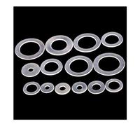 HXOUTGKP M3 - M20 Clear Nylon Plain Washers Plastic Flat Washer Transparent Insulating Flat Washer Clear Plastic Gasket 10Pcs/10Pcs/M5.8 * 14 * 0.8