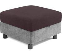 HXOUTGKP Square Ottoman Slipcover Stretch Foot Stool Cover Non Slip Footstool Protector Covers 40 * 40/45 * 45Cm Dustproof/6 @/65 * 65 cm