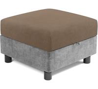 HXOUTGKP Square Ottoman Slipcover Stretch Foot Stool Cover Non Slip Footstool Protector Covers 40 * 40/45 * 45Cm Dustproof/5@/65 * 65 cm