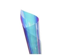 HXPKKX KANGYEBAIHUODIAN One Way Mirror Rainbow Window Film Pet Chameleon Stained Glass Fit For Home Car Iridescent Decorative Window Tint Self Adhesive Film(A,40x200 cm)