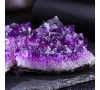 HXSCOO 1pc 10-70g 30-50mm Amethyst Geode Natural Crystal Quartz Stone Wand Point Energy Healing Mineral Stone Rock Home Decor Geode (Color : 40-50g)