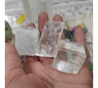 HXSCOO 1pc Optical Calcite Raw Iceland Spar Natural stones and Minerals Healing stones (Size : 300g)