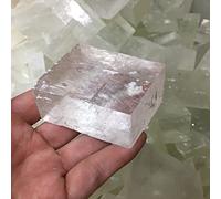 HXSCOO Calcite Raw Iceland Spar Natural stones and Minerals Healing stones