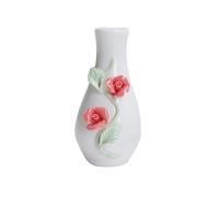 HXSCOO Porcelain Jade Net Bottle Guanyin Bottle Small Flower Arrangement Long-Neck Celadon Ceramic Ornaments For Buddha Water Purification Vase (Color : H)