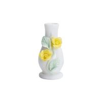 HXSCOO Porcelain Jade Net Bottle Guanyin Bottle Small Flower Arrangement Long-Neck Celadon Ceramic Ornaments For Buddha Water Purification Vase (Color : F)