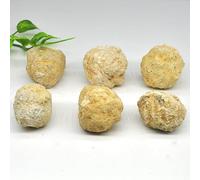 HXSCOO Unopened Natural Agate Geode Raw Crystals Mineral Energy Healing Quartz Rough Stones Crystal Cluster Cave Collection Specimen (Color : Agate Geode, Size : 3pcs)