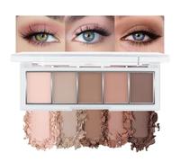 Hxssll - Five Colours Eyeshadow Set: Contains neutral shades in nude, taupe and cool brown tones that offer versatile options for natural everyday looks or a cheeky look