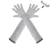 HXSYKJDM Guard Gloves Gardening, Anti Cutting Gloves for Gardening, Cut Resistant Gloves, Level 5 Anti Cut Glove, for Meat Cutting Wood Carving Gardening (55cm)