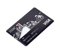 HXSZWJJ Bank Card USB Memory Stick HSBC Master Credit Card USB Flash Drive 64gb Pen Drive 4GB 8GB 16GB 32GB Pen Drive 128gb (Capacity : 4GB, Color : 1)