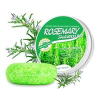HXTMKT Rosemary Shampoo Bar, Solid Rosemary Shampoo for Hair Growth, Natural Shampoo Bar to Nourish Scalp and Treat Hair Loss, Eco Friendly Vegan Shampoo Bar for Men Women, 1 Bar of 60g