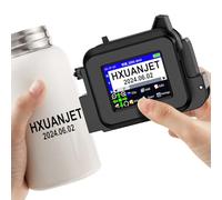HXUANJET MINI127 Portable Handheld Inkjet Printer,Mini Handheld Printer with 2.4 Inch LED Touch Screen Pocket Inkjet Coding Machine for DIY Printing/QRcode/Barcode/Date/Logo/Batch Series Number etc