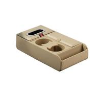 HXVGEGKPYK Armrest Storage Tray Multifunctional Car Armrest Storage Box With Cup Holder Tissue Light Center Console Organizer Auto Interior Accessories Centre Console Storage Box(7)