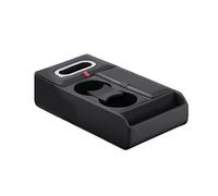 HXVGEGKPYK Armrest Storage Tray Multifunctional Car Center Armrest Storage Box Leather Organizer With Tissue Holder Water Cup Interior Accessories Centre Console Storage Box