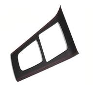 HXVGEGKPYK Interior Panel Trim For A Class W177 C118 For AMG Car Center Console Leather Style Panel Cover Trim Frame Interior Accessories Dash Moulding Strip(2 red line,For A 18-22)