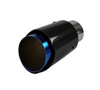 HXVGEGKPYK Muffler Tip Pipe 1 Pcs Universal Car Tail Throat Silencer Plating Twill Glossy Muffler Exhaust Nozzle Tip Car Exhaust Pipe(63.5mm-114mm)