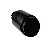 HXVGEGKPYK Muffler Tip Pipe 1 Pcs Universal Tail Throat Silencer Twill Glossy Muffler Exhaust Nozzle Tip Car Exhaust Pipe(60mm-101mm)