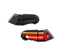 HXVGEGKPYK Tail Light Cluster FOR RAV4 2019-2025 Sequential Turn Signal Start-up Animation Black Rear Lamps Assembly Tail Lights Rear Light Assembly