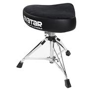 HXW Heavy Duty Drum Throne Seat for Adults, Height Adjustable and Rotatable, Cozy Motorcycle Style Stool Chair with Double Braced Anti-Slip Feet