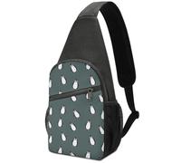 Hxwokrum Chest Bag, Penguin Pattern Sling Bag, Crossbody Bag Casual Daypack for Men Women