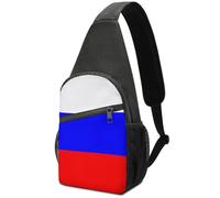 Hxwokrum Chest Bag, Russian Flag Sling Bag, Crossbody Bag Casual Daypack for Men Women