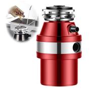 HXYLS Kitchen Waste Disposer, 560W, Speed 1800-3400 Rpm, Dishwasher Connectable, Waste Disposal Unit with Air Switch, Food Waste Disposal Unit for Sink Use