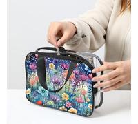 HXYQMMY Diamond Art Kits for Adults, Makeup Bag DIY Craft Kit with Tools, 5D Diamond Painting Purse for Women, Sparkling Cosmetic Bag Gift Idea (AHZD005)