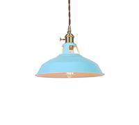 HXYSXHJUO Custom Color 1 Head Chandelier Pendant Light Fixture for Kitchen Island, Dining Table, Bar, Cafe, Bedroom - E26 Metal Lampshade (Color: D)(A)