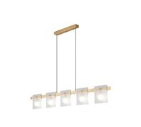 HXYSXHJUO Lamps Contemporary Strip Pendent Lamp Simplicity Glass Chandelier Modern Home Dining Table Suspended Light Fixture Nordic Kitchen Island Living Adjustable Ceiling Hanging Prosperou