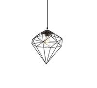 HXYSXHJUO Modern Diamond Shaped Iron Chandelier for Restaurant and Cafe Decoration