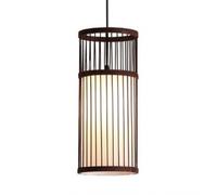 HXYSXHJUO Modern Hanging Lamp Brown Entryway LED Pendant Light Japanese Style Bamboo Lantern Ceiling For Bedroom Cafe Teahouse Nursery Hallway Corridor