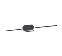 HXYSXHJUO Sleek Modern LED Wall Lamp for Mirrors - Adjustable Warm White Light Fits 70-110 cm Frames Perfect Bathroom & Living Room Decor Elegant Black Finish Energy Efficient Lighting