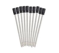 Hxyxbnhno 10Pcs Black; Blue Ballpoint Pen Refill for Twist Action Ballpoint Pens