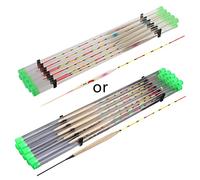 Hxyxbnhno 10Pcs Wood Fishing Float for Slip Drift Tube Bobber Tackle Tool Accessories
